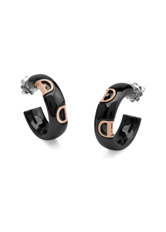 Серьги Damiani D.Icon Розовое золото