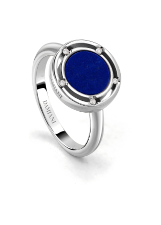 Кольцо Damiani D.Side Белое золото