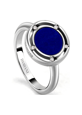Кольцо Damiani D.Side Белое золото