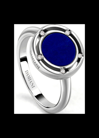 Кольцо Damiani D.Side Белое золото