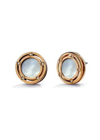 Серьги Damiani D.Side Розовое золото