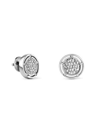Серьги Damiani D.Side Белое золото