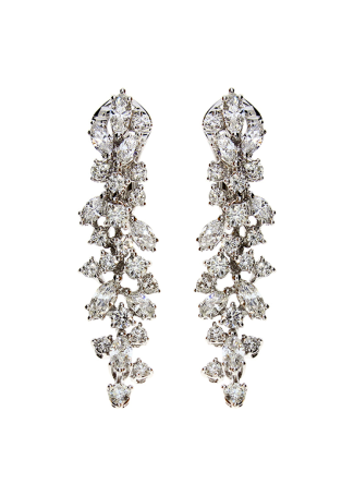 Серьги Damiani Mimosa Белое золото