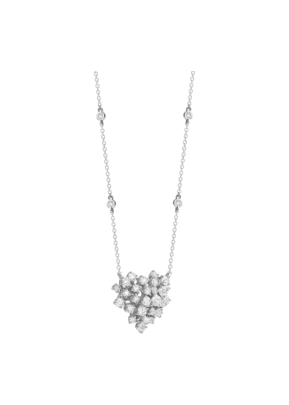Колье Damiani Mimosa Белое золото