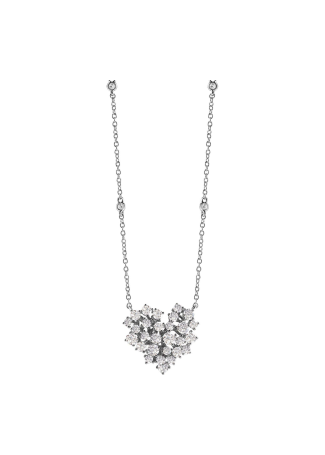 Колье Damiani Mimosa Белое золото