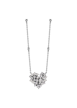 Колье Damiani Mimosa Белое золото