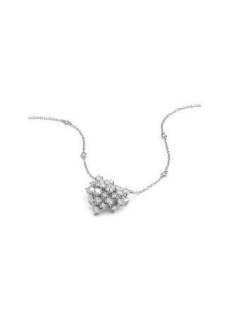 Колье Damiani Mimosa Белое золото