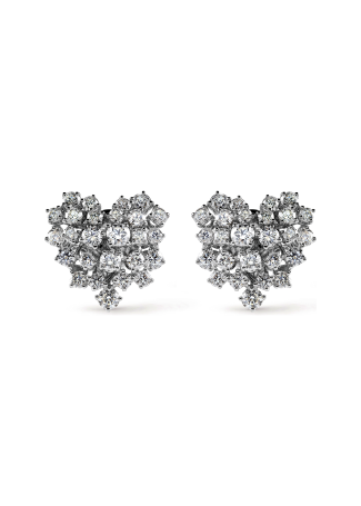 Серьги Damiani Mimosa Белое золото