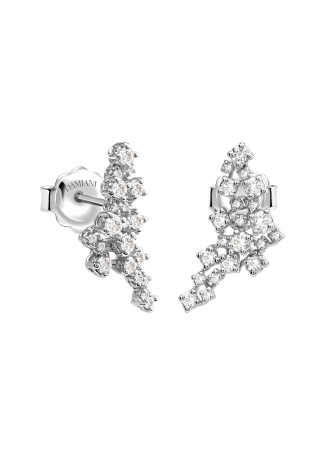 Серьги Damiani Mimosa Белое золото