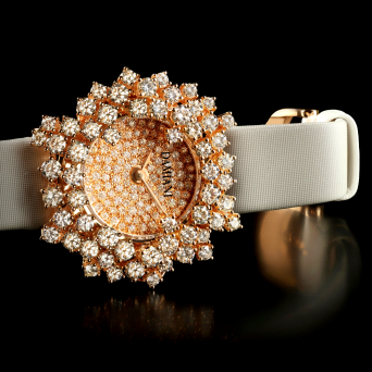 Часы Damiani Mimosa Розовое золото