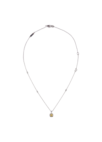 Колье Damiani Minou full pavè Белое золото