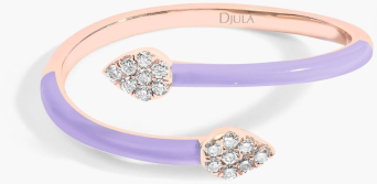 Кольцо Djula Marbella Розовое золото