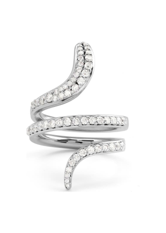 Кольцо Damiani Eden Белое золото