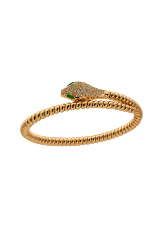 Браслет Crivelli Snake Желтое золото