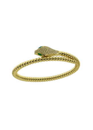 Браслет Crivelli Snake Желтое золото