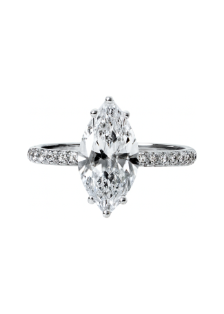 Кольцо Crivelli Solitaire crv Белое золото