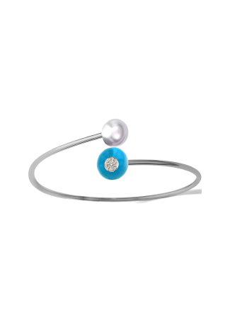 Браслет Utopia Dots Белое золото