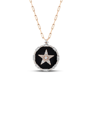 Колье Bee Goddess Sirius Star Белое золото