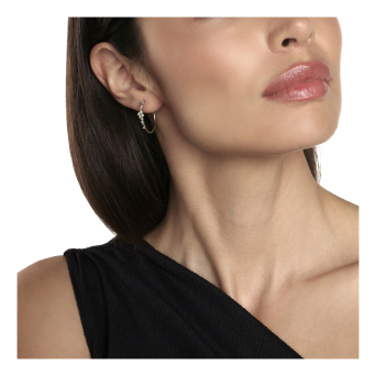 Серьги Damiani Mimosa Flexi Белое золото