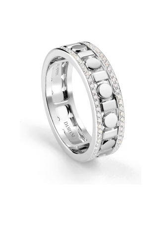 Кольцо Damiani Belle Epoque Reel Белое золото