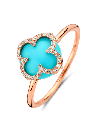 Кольцо Tirisi Seoul Flower Розовое золото