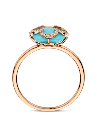 Кольцо Tirisi Seoul Flower Розовое золото