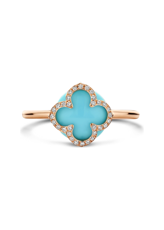 Кольцо Tirisi Seoul Flower Розовое золото