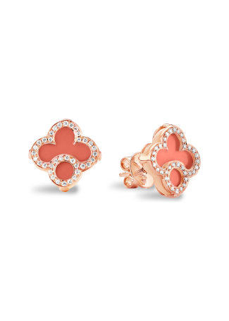 Серьги Tirisi Seoul Flower Розовое золото