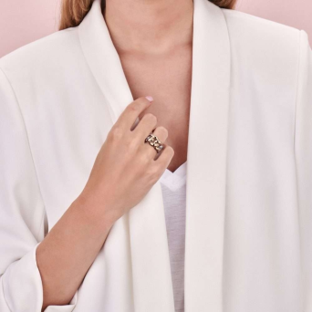 Кольцо Tirisi Grumetta Розовое золото