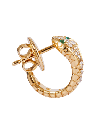 Серьги Crivelli Snake Розовое золото