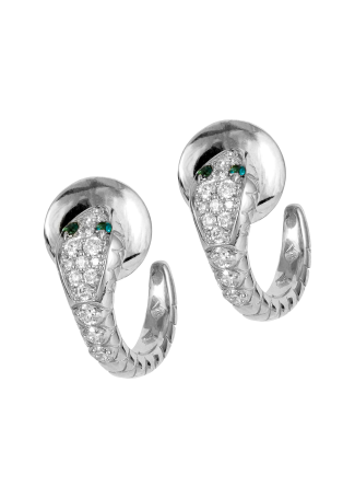 Серьги Crivelli Snake Желтое золото
