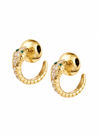Earrings Crivelli Snake Yellow Gold