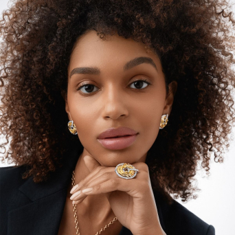 Серьги CarreraYCarrera Shanghai Белое золото