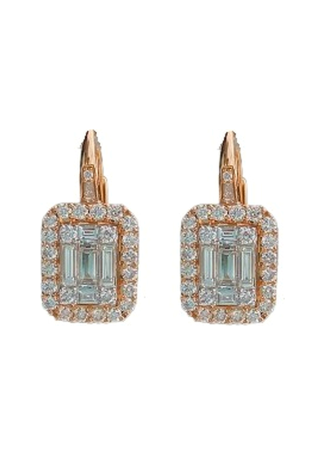 Серьги Crivelli Design Розовое золото