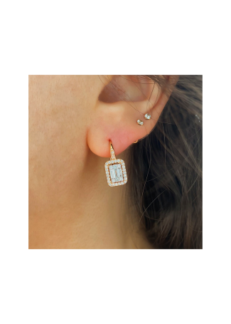 Серьги Crivelli Design Розовое золото