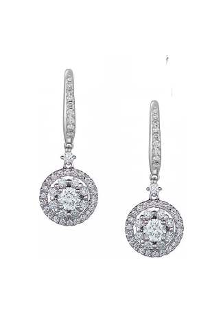 Серьги Crivelli Design Белое золото