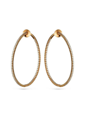 Серьги Crivelli Hoop crv Розовое золото