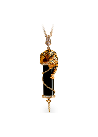 Колье CarreraYCarrera Leopard Желтое золото