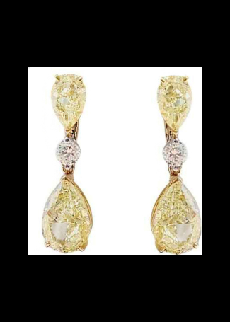 Earrings Crivelli Solitaire crv White Gold, Yellow Gold
