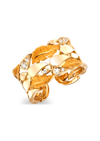 Кольцо CarreraYCarrera Romance Желтое золото