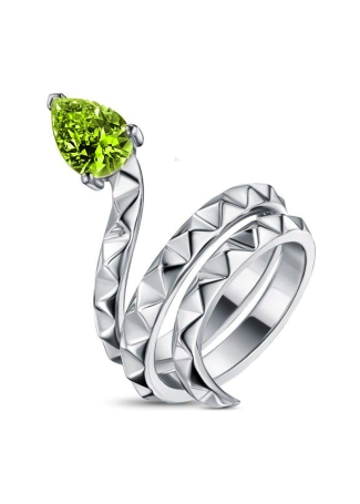 Кольцо Geoma Snake Джеома Серебро