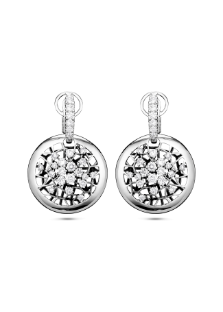 Серьги Crivelli Design Белое золото