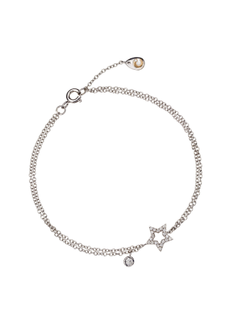 Браслет Crivelli Chain bracelet Белое золото