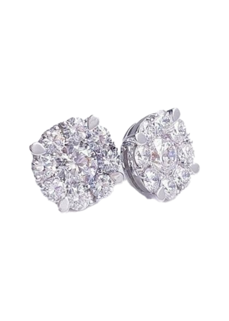 Серьги Crivelli Design Белое золото