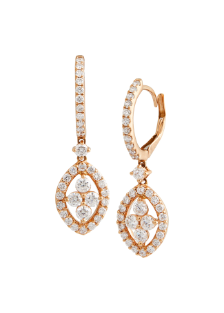 Серьги Crivelli Bride Розовое золото