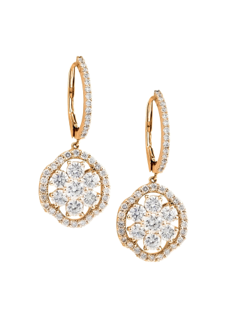 Серьги Crivelli Bride Розовое золото