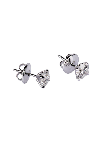 Earrings Crivelli Solitaire crv White Gold