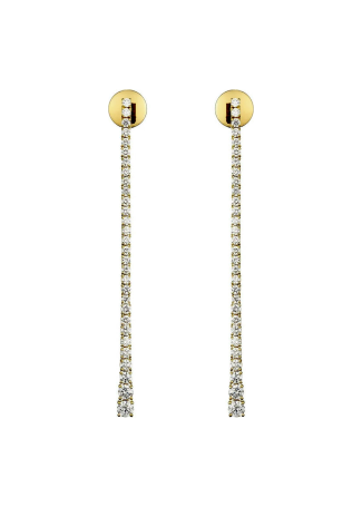Серьги Crivelli Tennis CRV Желтое золото