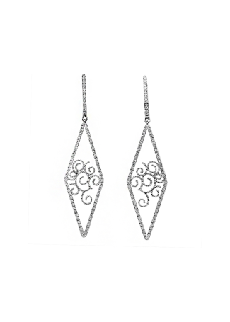 Серьги Crivelli Bride Белое золото