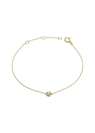 Браслет Crivelli Chain bracelet Желтое золото